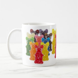 Mug couleurs arc-en-ciel bonbon amant guman ours