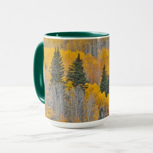 Mug Couleurs d'automne sur Aspen Groves (Devant gauche)