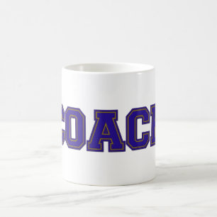 Mug Couleurs de l'école COACH Mug, Blue-Gold