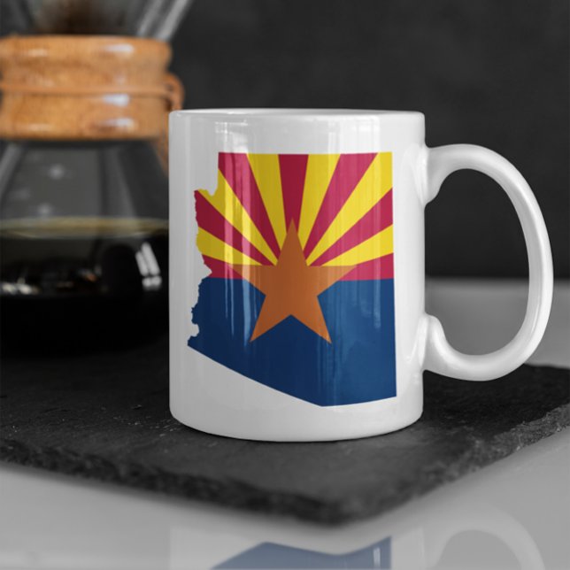 Mug Couleurs du drapeau de l'Arizona (Arizona Coffee Cup)