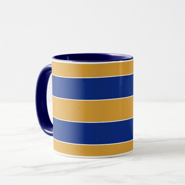 Mug Couleurs du drapeau de l'État du Massachusetts (Devant gauche)