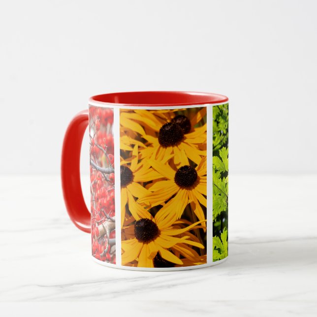 Mug Couleurs du Quadriptych des saisons changeantes (Devant gauche)