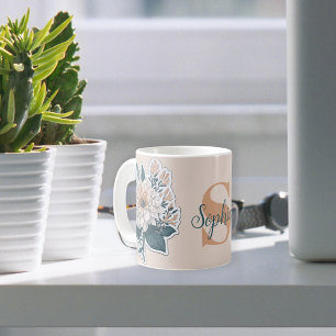 Mug Couleurs Pastel Floral Cute personnalisables