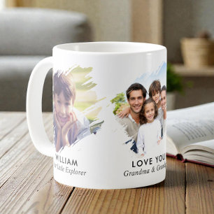 Mug Coup de pinceau 3 Photo des grands-parents