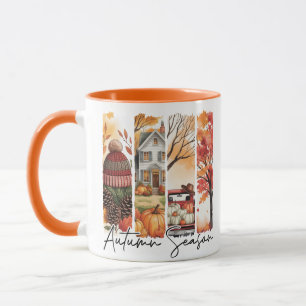 Mug Coup de pinceau de la saison automnale cosy