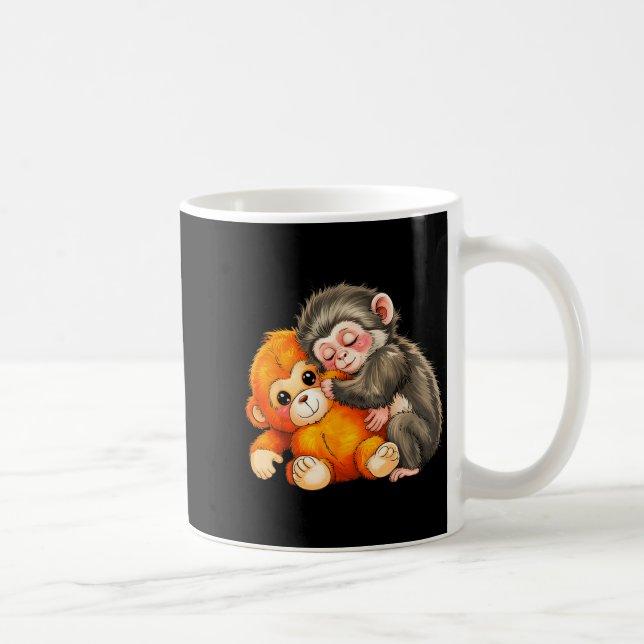 Mug Coup de poing de bébé singe  (Droite)