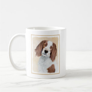 Mug Coup d'oeil irlandais rouge et blanc - Art origina