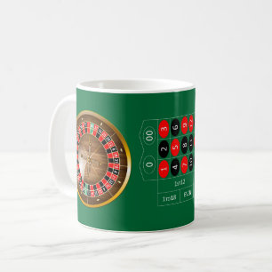 Mug Coupe Américaine de roulette de café très amusante