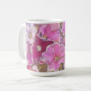 Mug Coupe d'art floral rose Primrose