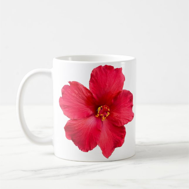 Mug Coupe de café avec Hibiscus (Gauche)