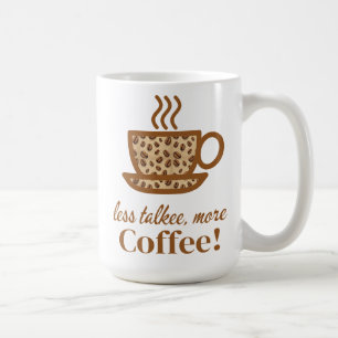 Mug Coupe de café avec un message de réveil ludique