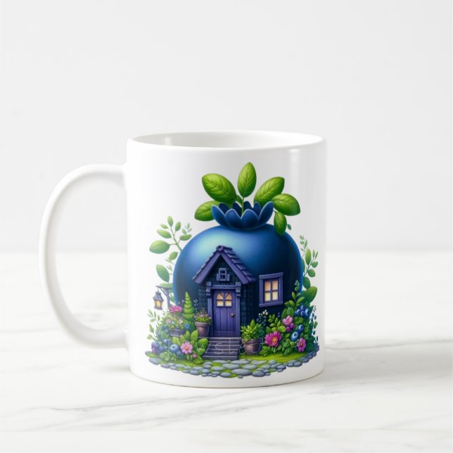 Mug Coupe de café Blueberry Bliss (Gauche)