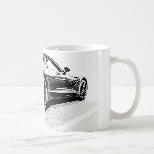 Mug Coupe de café Corvette (Droite)
