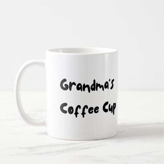Mug Coupe de café de grand-mère (Gauche)