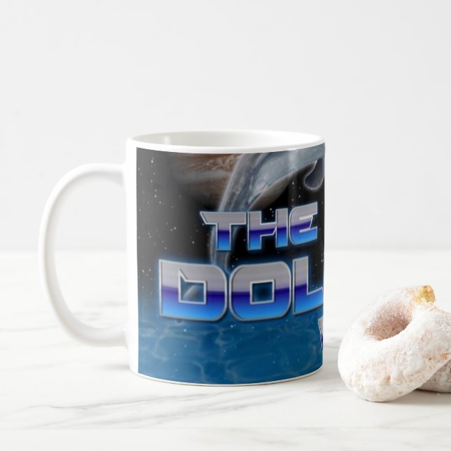 Mug Coupe de café Dolphin Wars (Avec donut)