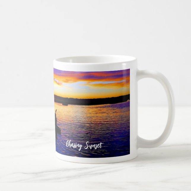 Mug Coupe de café Kayak Sunset (Droite)