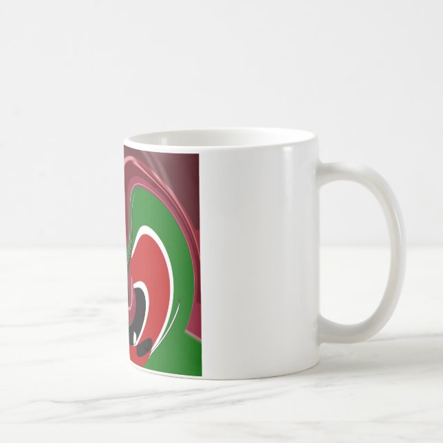 Mug Coupe de café Kenya Drapeau Hakuna Matata (Droite)