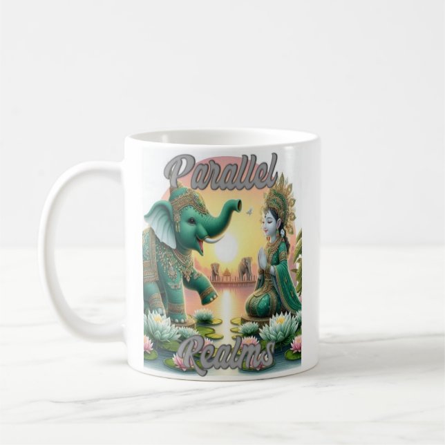 Mug Coupe de café Realles parallèles (Gauche)