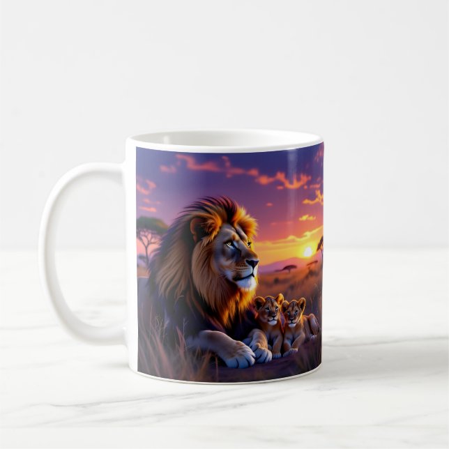 Mug Coupe de café Sunset Pride de Daddy Lion (Gauche)