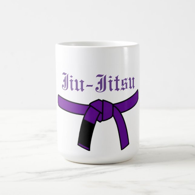 Mug Coupe de ceinture violette Jiu-Jitsu (Centre)