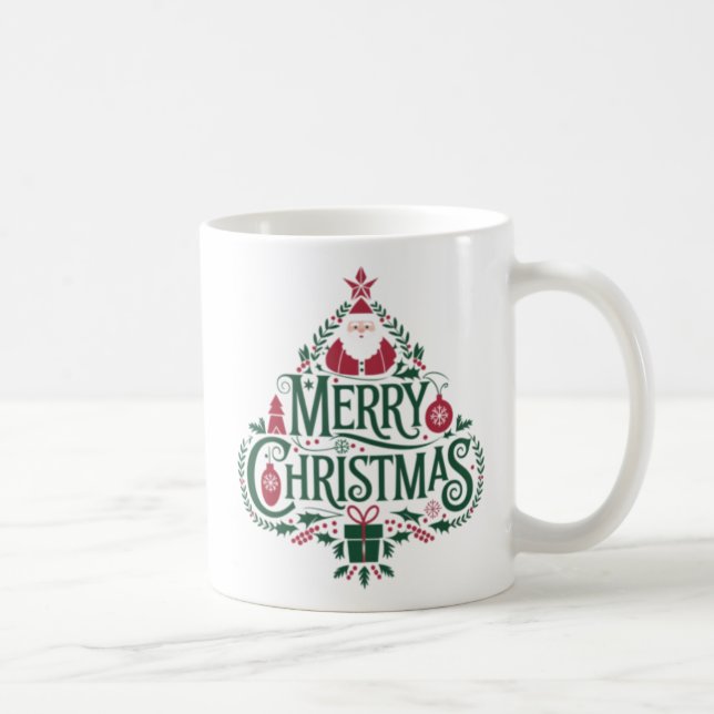 Mug Coupe de charme de Noël (Droite)