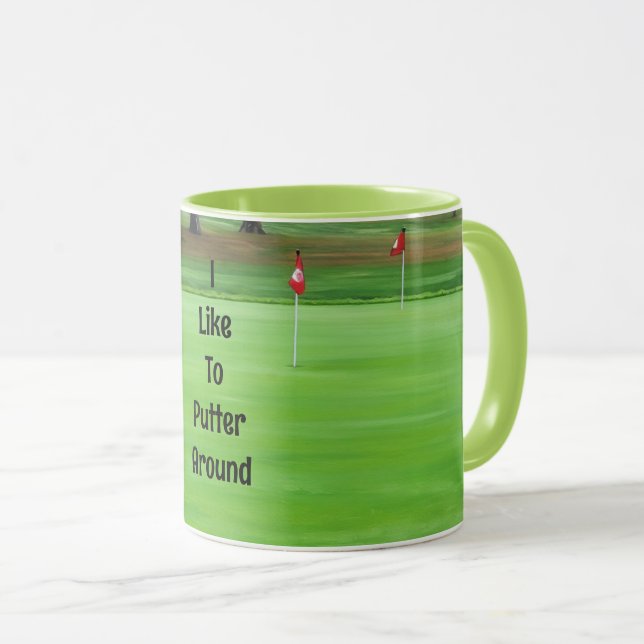 Mug Coupe de golf de golf de golf de golf de golf (Devant droit)