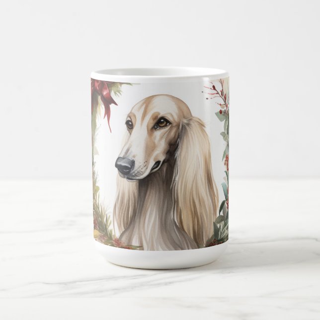 Mug Coupe de la fête de la couronne de Noël afghane (Centre)