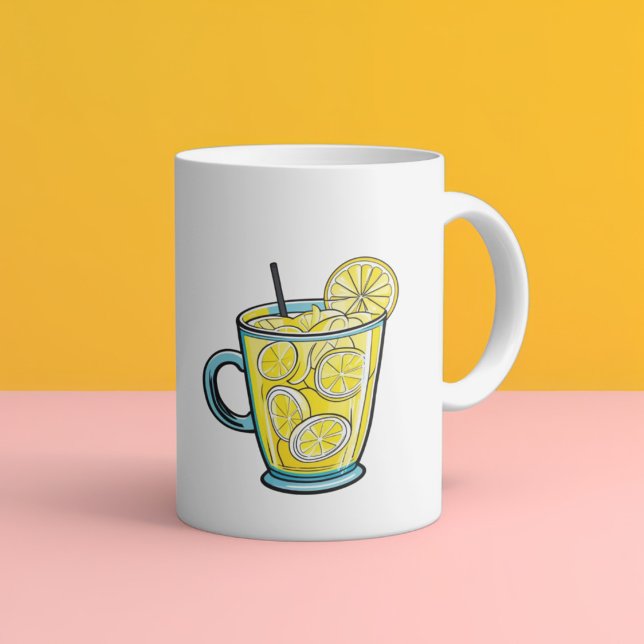 Mug Coupe de limonade rafraîchissante (Créateur téléchargé)