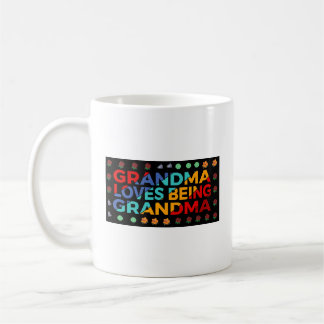 Mug Coupe Du Café : Grand-Mère Aime Être Grand-Mère