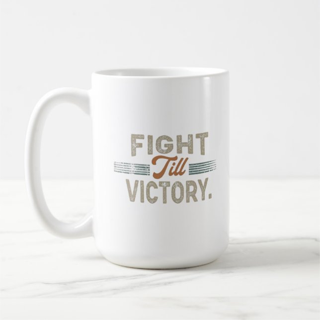 Mug Coupe du combat jusqu'à la victoire (Gauche)
