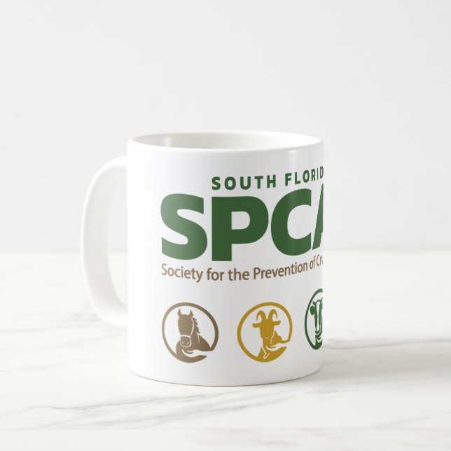 Mug Coupe du sud de la Floride SPCA Coffee (Devant gauche)