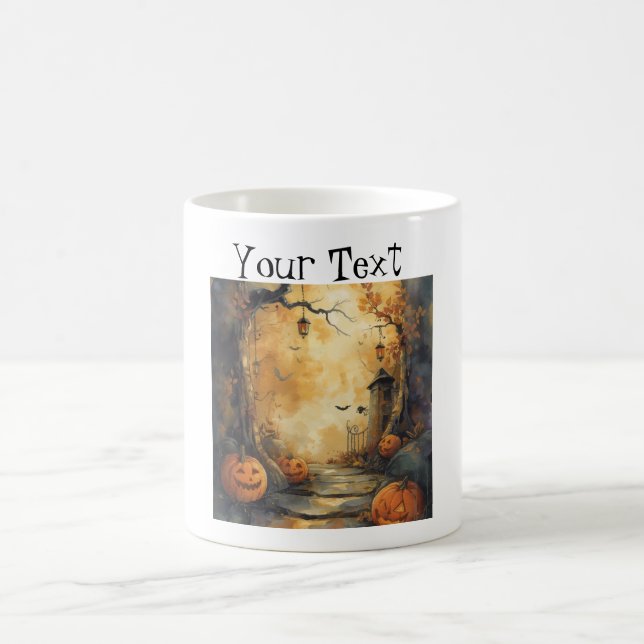 Mug Coupe éffrayante de café. (Centre)