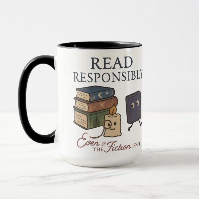 Mug Coupe Lover Coffee Book | Cadeau littéraire (Gauche)