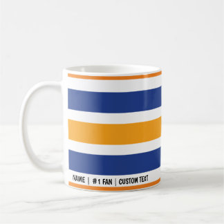 Mug Coupe minimaliste des bars à couleurs des Rams de 