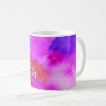 Coupe Muga pour un cadeau, l'aquarelle d'impressio
