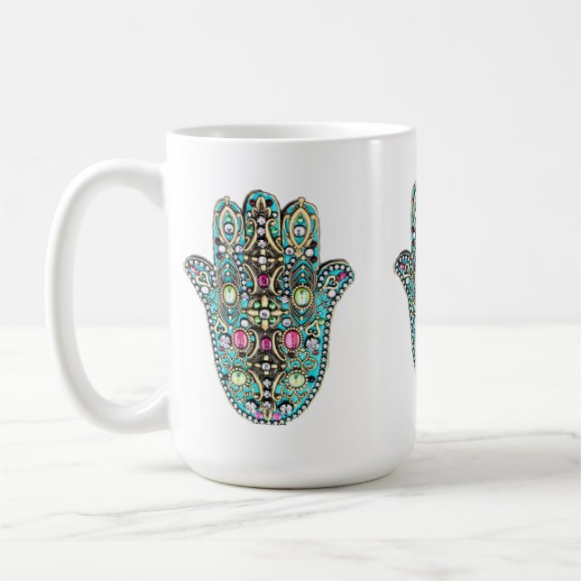 Mug Coupe Pearle Khmissa des trésors (Gauche)