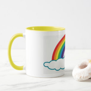 Mug Coupe Rainbow Coffee