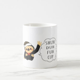 Mug Coupe Shein Duh Fuh drôle paresse Citation café/th