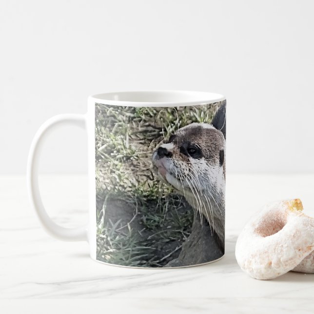 MUG COUPER OTTER (Avec donut)