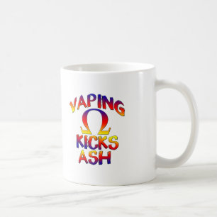 Mug Coupes de café de café de cendres de coups de pied