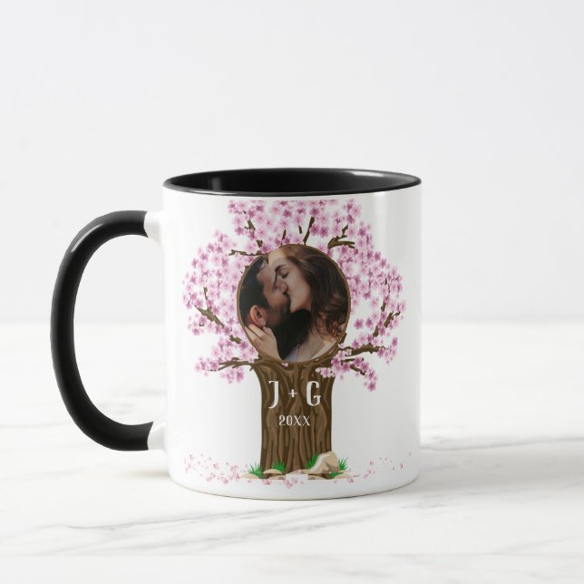 Mug Couple Couple photo personnalisée (Gauche)