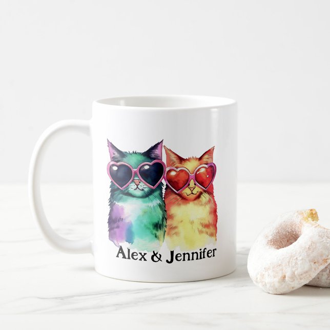 Mug Couple de chats (Créateur téléchargé)