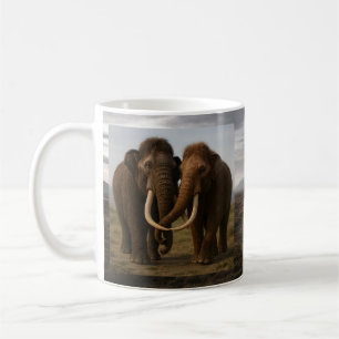 Mug Couple de mammouths amoureux
