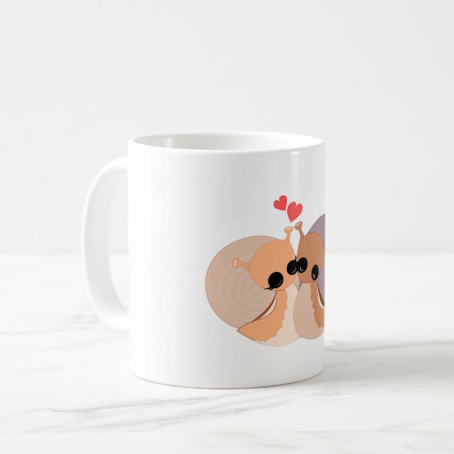 Mug Couple d'escargot (Devant gauche)