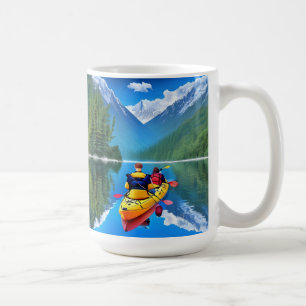 Mug Couple en Kayak   Thème Kayaking