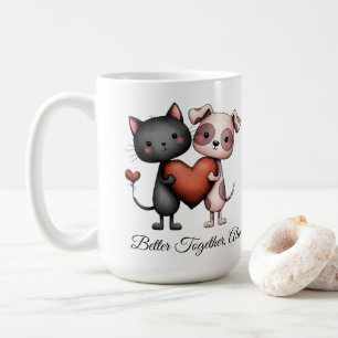 Mug Couple Romantique, Amour Mignon, Cadeau d'Annivers
