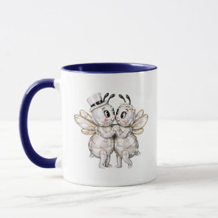 Mug Couple Romantique de la Ruche de Mariage Mignon