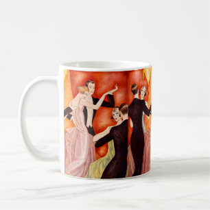 Mug Couples de danse Art déco salle de bal des années 