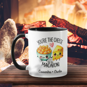 Mug Couples Drôle Personnalisé "Fromage à Mon Macaroni