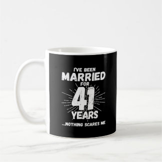 Mug Couples Mariés 41 Ans Drôle 41e Anniversaire de Ma
